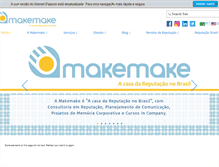 Tablet Screenshot of makemake.com.br